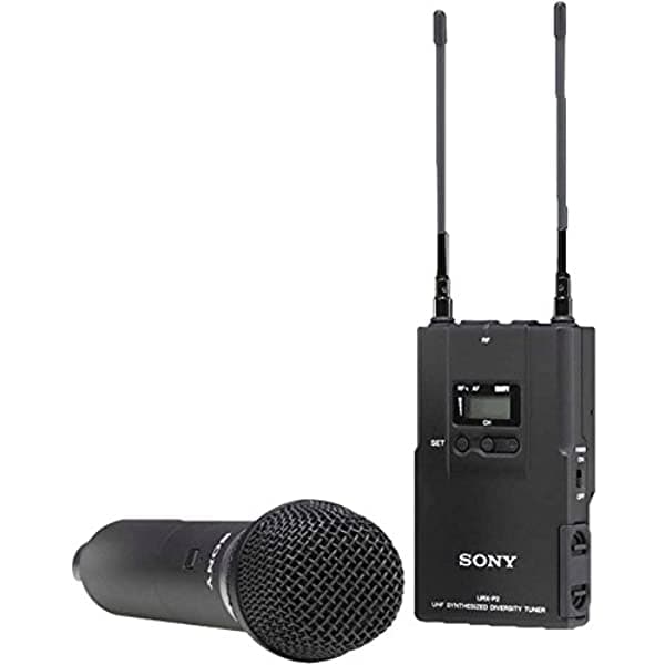 Sony Uwpv2 Micrófono De Mano Tx & Rx Sistema Inalámbrico Portátil Canales De Tv En Operativo 30 A 33 UWPV23032