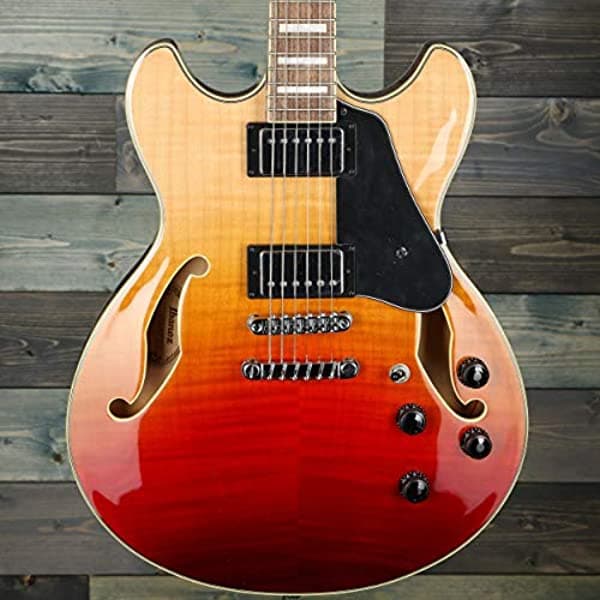 Ibanez As Artcore As73Fm - Guitarra Eléctrica De Cuerpo Semichueco (Transparente Otoño) AS73FMTAF