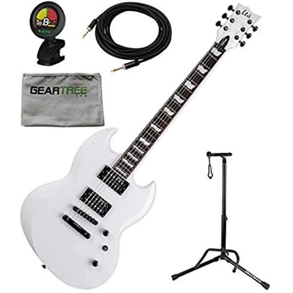 Esp Ltd Lviper256Sw Viper-256 - Guitarra Eléctrica Color Blanco