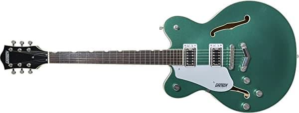 Gretsch G5622Lh - Bloque Electromático Central Doble Corte Color Verde Georgia Con V-Stoptail Izquierdo 2518220577