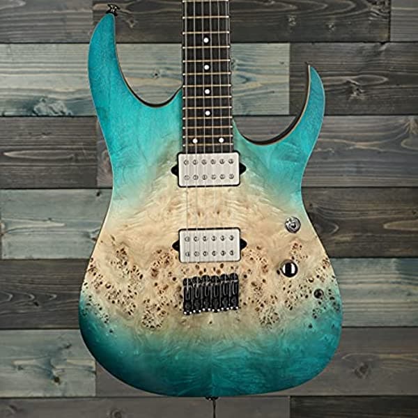 Ibanez Irg1121Pb - Guitarra Eléctrica Prémium (Islet Caribbean Flat) RG1121PBCIF