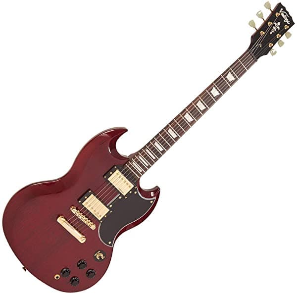 Artist Unknown Vintage Guitarras Vs6 - Guitarra Eléctrica Color Coñac VS6CG