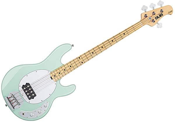 Sterling By Música Hombre S.U.B. Ray4 Guitarra Eléctrica Bajo Color Verde Menta RAY4-MG/M