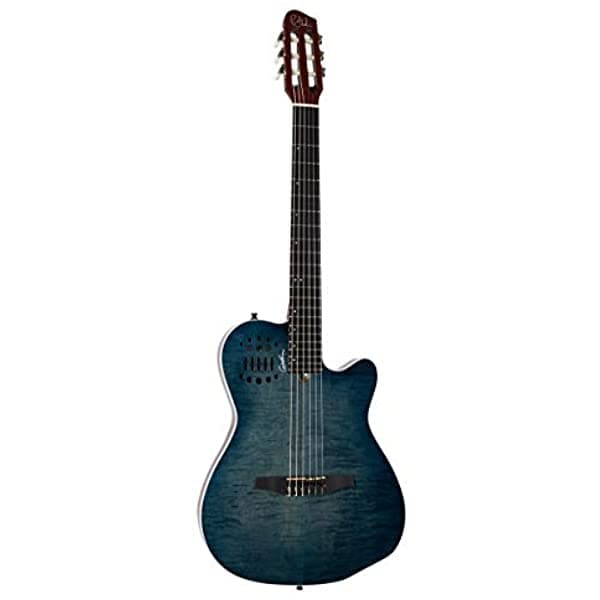 Godin Acs Nylon - Denim Blue Flame 47970