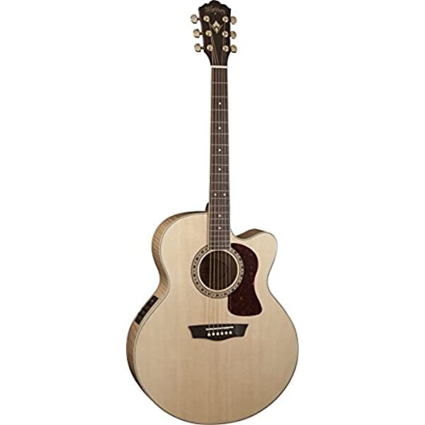 Washburn Heritage Series Usm-Hj40Sce Jumbo Guitarra Electroacústica Natural