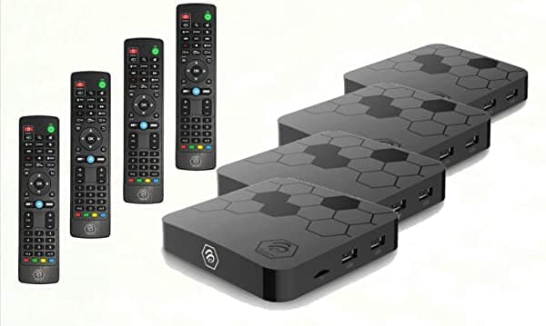 Paquete De 4 Buzztv Xr4500 - Android 9 4K Ultra Hd - 2Gb Ram 16Gb Almacenamiento Pack De 4