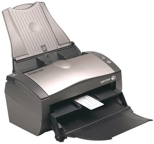 Visioneer Xerox Documate 3460 Scanner Adf Duplex 60 Ppm 120 Ipm Para Documentos Y Tarjetas De Plástico Con Mejora De Imagen Vrs Y Tecnología One Touch (Xdm34605M-Wu)