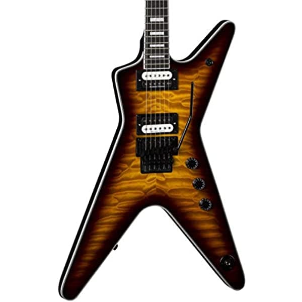 Dean Guitarras - Guitarra Eléctrica De 6 Cuerdas De Cuerpo Sólido Derecha (Ml Sel F Qm Tbz)