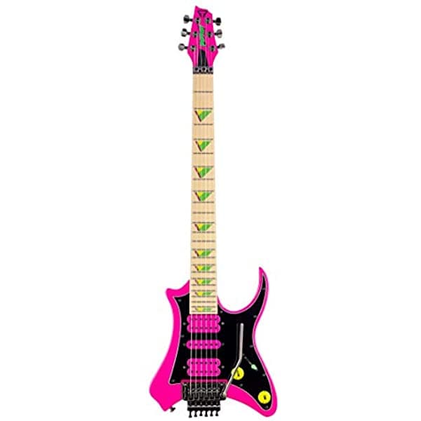 Traveler Guitarra Vaibrant De 6 Cuerdas De Lujo Derecha Rosa Intenso (V88X Hpkgmp)