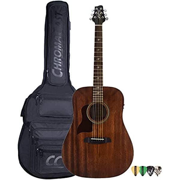 Sawtooth Caoba Series Guitarra Dreadnought Electroacústica Sólida De Caoba Izquierdo ST-MH-AED-LH-KIT-3