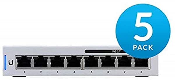 Ubiquiti Networks Interruptor Unifi Us-8-60W-5 (Paquete De 5)