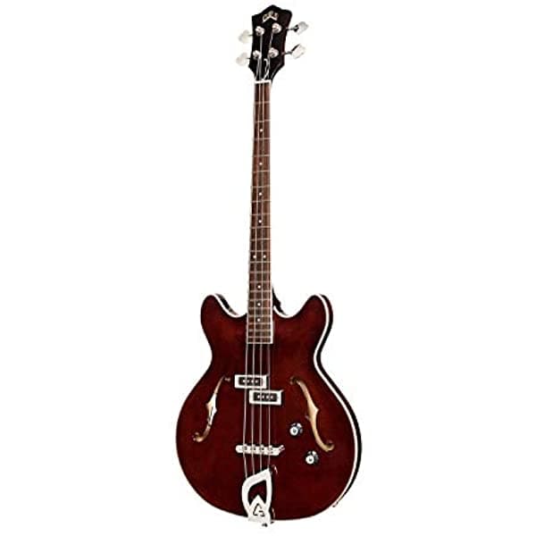 Guild Guitarras Starfire I Bajo - Bajo Semihueco De Doble Corte Nogal Vintage Colección Newark St 379-1950-869