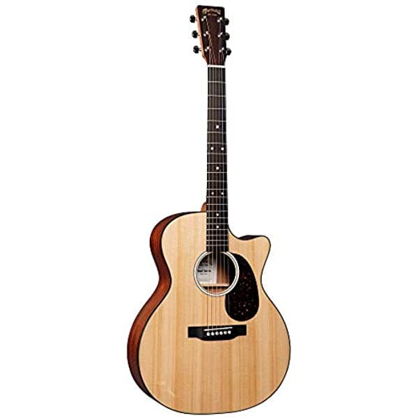 Martin Road Series GPC-11E Guitarra Electroacústica con Gig Bag, Construcción Sitka Spruce y Sapele, Traste GPC-14 y Perfil de Mástil Performing Artist con Cónico de Alto Rendimiento 11GPC11E