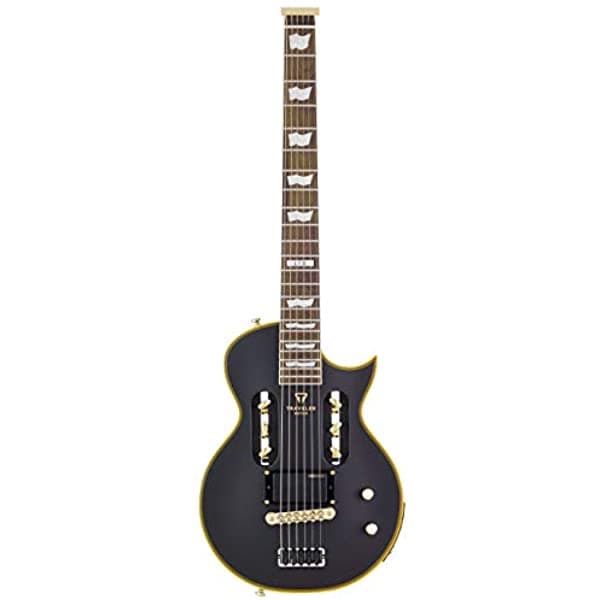 Traveler Guitar Guitarra Eléctrica De Cuerpo Sólido De Viajero Negro Vintage EC1 VBKM