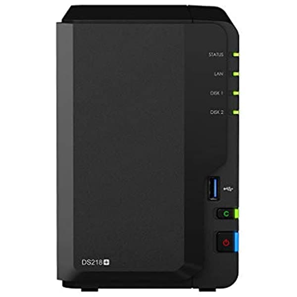 Synology Diskstation Ds218+ Mini Desktop Nas Server Intel Celeron J3355 De Doble Núcleo 6Gb Ddr3L Synology Sdram Ssd De 1 Tb Software Synology Dsm
