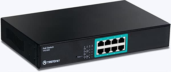 Trendnet 8 Puertos 10/100Mbps Poe Switch (Tpe-S80)