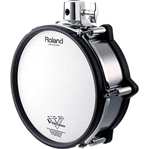 Roland PD-108 - Pad de Batería Electrónica (10 Pulgadas) Color Negro y Cromado PD-108-BC