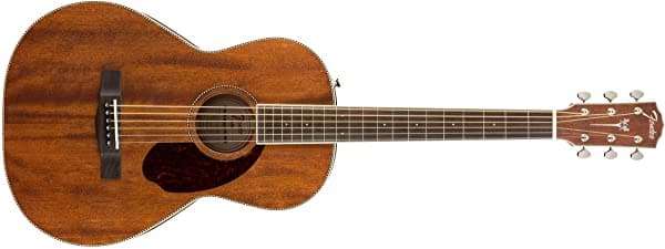 Fender Paramount Pm-2 Guitarra Acústica - Caoba - Estilo De Cuerpo Salón - Diapasón Ovangkol - Con Estuche 970320322