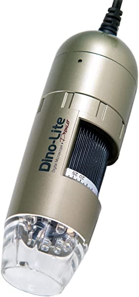 Dino-Lite Microscopio Digital Usb Am4113Tl-M40 - 13 Mp Aumento Óptico De 5 - 40 X Medición Larga Distancia De Trabajo