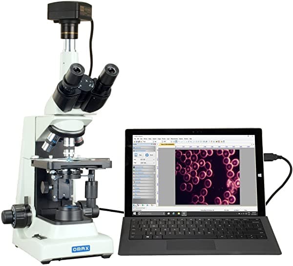 Omax 40 X -2000 X Usb3 14 Mp Plan Trinocular Darkfield Super Bright Led Lab Microscopio Para Live Sangre M834SLPLAN-A191BOIL-C140U3