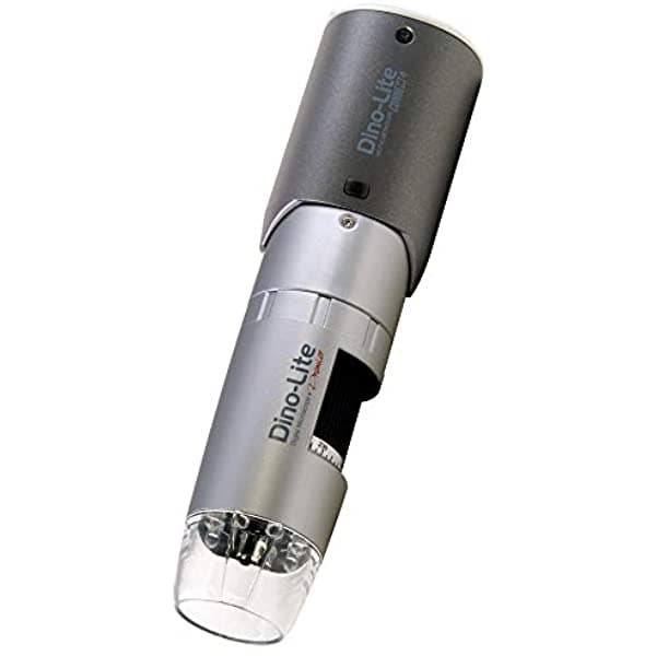 Dino-Lite Microscopio Digital USB de Mano WF3113T 0.3 MP, 10X-230X de ampliación óptica, incluye módulo WiFi WF-20
