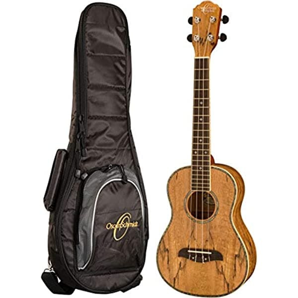 Oscar Schmidt OU7TLHK - Ukelele Tenor para Zurdos con funda acolchada OU7TLHK-A