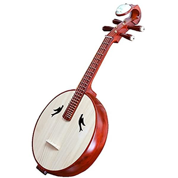 Orientalmusicsanctuary Performer Zhongruan - Ruan Laúd Chino De Madera De La