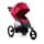 Joovy Zoom360 - Cochecito Ultraligero Para Correr Con Asiento Alto Para Niños Suspensión Que Absorbe Los Golpes Neumáticos Rellenos De Aire Extra Grandes Organizador Para Padres Bomba De Aire Y Fácil De Plegar Con Una Sola Mano (Rojo)