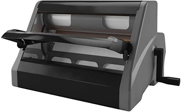 Xyron Laminadora Fría Y Aplicador Adhesivo Laminación Sensible A La Presión Sin Calor Sin Electricidad Se Adapta A Documentos De Hasta 11-3/4 Pulgadas De Ancho (Xm1255) Gris