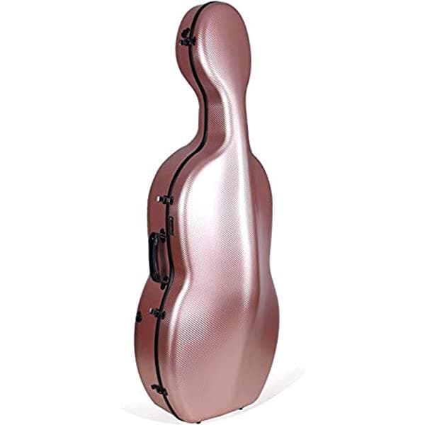 Crossrock Estuche Para Violonchelo 4/4 Compuesto De Fibra De Carbono Con Ruedas Oro Rosa (Crf4030Cefrg)