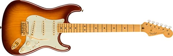 Fender Stratocaster MN Conmemorativo del 75 Aniversario Bourbon Burst de 2 Colores con Estuche Rigido 0177512833