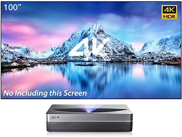 CACACOL Proyector Kaya Proyector Xmjgyy01Ys | Manta Ultra Corta | Alpd 1400 Lúmenes Ansi | Amlogic T982 2Gb 16Gb | Proyector De Cine En Casa Android - Soporte En Inglés D5UR華人版