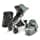Uppababy Vista V2 Cochecito Alice (Rosa Y Plata/Cuero De Silla) + Bolsa De Viaje Para Vista V2 Cruz V2 ‎0320-VIS-US-EMT/0920-STB-WW
