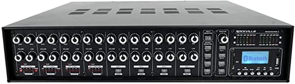 Rockville Rock 4 Zone 70 Volt Commercial Amplifier+Matrix Source Routing (Rock Matrix 4)