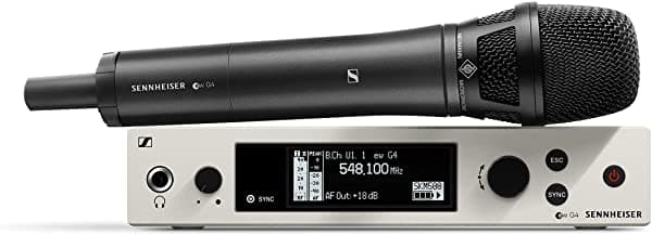 Sennheiser Ew 500 Inalámbrico De Mano Con Neumann Kk205 Cápsula Gw1 (558-608Mhz) ew 500 G4-KK205-GW1
