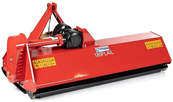 Titan Attachments - Cortacéspedes De 3 Puntos De 72 Pulgadas Accesorio De Corte De 40 A 60 Hp Para Tractores Y Cargadores De Categoría 1