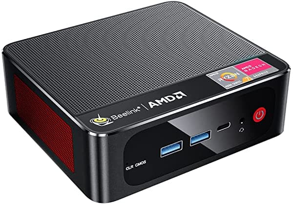 Beelink Ser4 Mini Pc Windows 11Pro Ryzen 7 4800U Hasta 4.2Ghz 8C/16T 32Gb Ddr4 500Gb Nvme Ssd Radeon Graphics Mini Computadoras De Escritorio Con Wifi 6E/Bt-5.0 Compatible Con Hdd De 2.5 Pulgadas