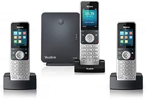 Yealink El Teléfono Ip W60P Es Un Paquete De Base W60B Y Teléfono W56H + (2 Unidades) W56H