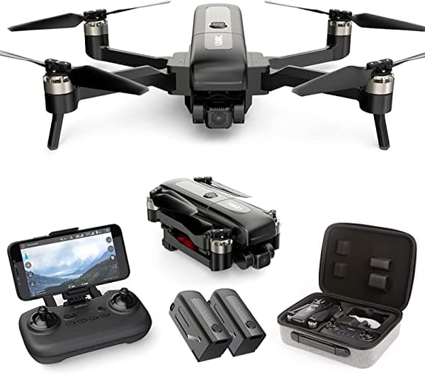 Cheerwing U38S Drones con Camara para Adultos Gimbal de 2 Ejes EIS Antivibracion Dron FPV 5G Retorno Automatico a Casa GPS Motor Sin Escobillas 2 Baterias de 52 Minutos de Tiempo de Vuelo