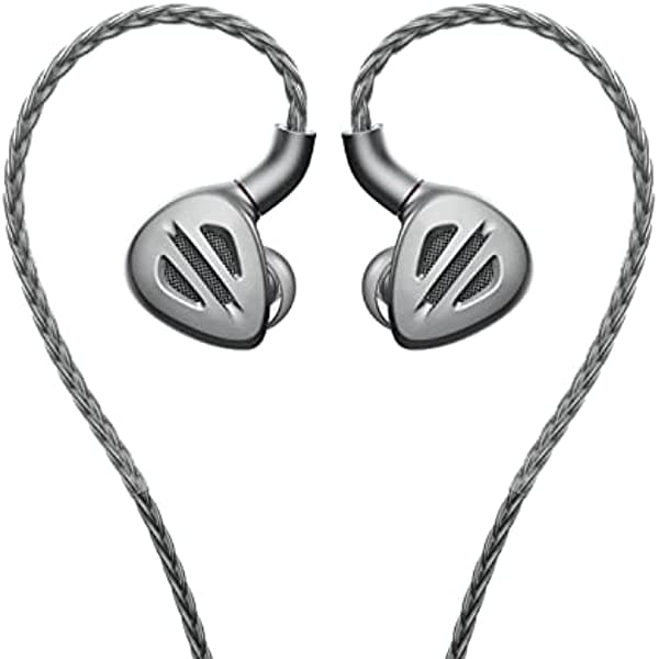 Fiio Fh9 - Auriculares Con Cable De Alta Resolución 1Dd+6Ba Mmcx Conectores De Alta Pureza Monocristalino De Plata Pura Dlc (Titanio) 6953175740803