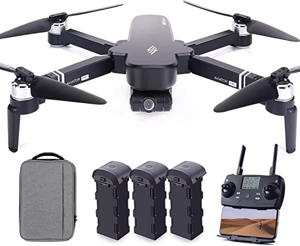 Chubory X11 Pro GPS Drones con mas de 90 Minutos de Tiempo de Vuelo Gimbal de 2 Ejes con Camara para Adultos Camara 4K UHD Sony Antivibracion GPS Retorno Automatico a Casa Motor Sin Escobillas Todas las Funciones Drones para Principiantes/Profesionales (3 Baterias Juego de Tarjetas SD + Bolsa)
