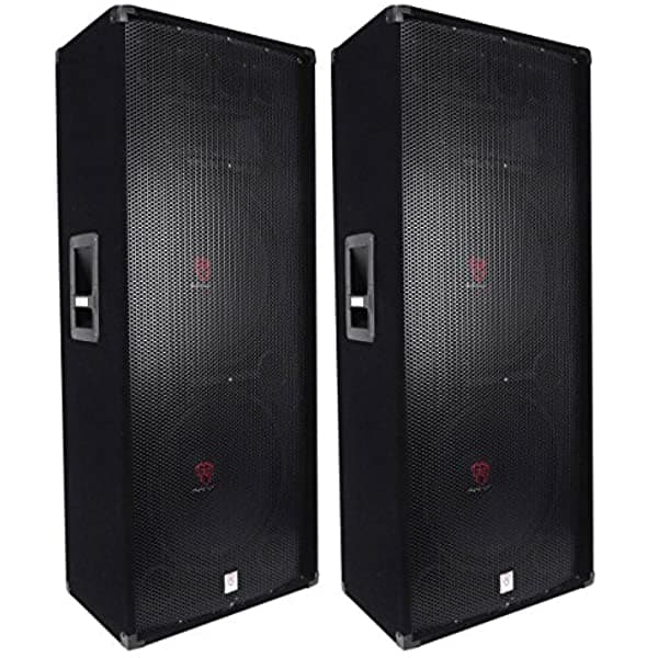Rockville (2) Rsg15.28 Dual 15 3000 W 3 Vías 8 Ohm Altavoz Pasivo Dj/Pa