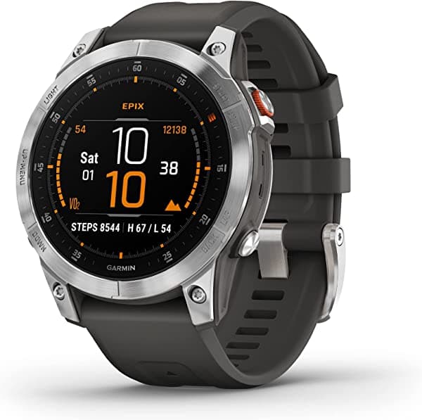 Garmin Epix Gen 2 Reloj Inteligente Activo De Alta Calidad Características De Salud Y Bienestar Pantalla Amoled Con Pantalla Táctil Reloj De Aventura Con Características Avanzadas Acero Pizarra 010-02582-00