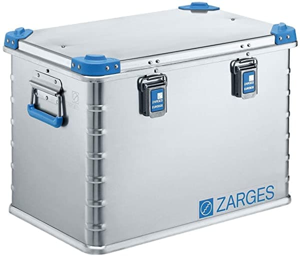 Zarges K440 - Contenedores De Almacenamiento Caja De Transporte De Aluminio Accesorios De Viaje Caja De Cerradura 40703