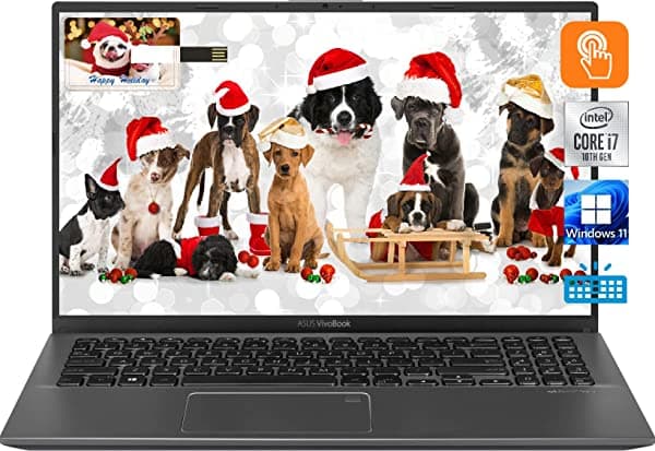 Asus Laptop Vivobook Pantalla Táctil Full Hd De 15.6 Pulgadas Procesador Intel Core I7-1065G7 32 Gb De Ram 1 Tb Pcie Nvme Ssd+1Tb Hdd Teclado Retroiluminado Wi-Fi Cámara Web Hdmi Windows 10 Home Usb De 32 Gb Es
