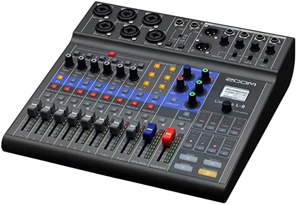 Zoom LiveTrak L-8 Mixer/Recorder, montable en rack (reacondicionado)