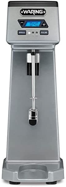 Waring Commercial Wdm120Tx - Mezclador De Bebidas De Husillo Único De 1 Hp Con Temporizador De Cuenta Regresiva Pantalla Digital Arranque Y Parada Automáticos 120 V Enchufe De 5 A 15 Fases