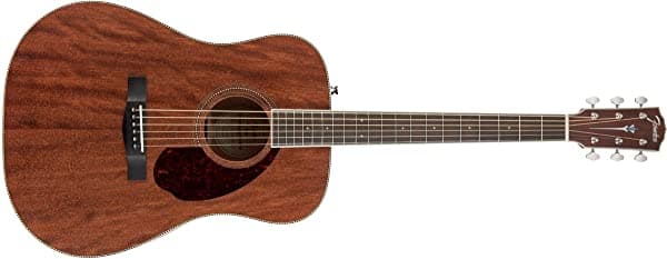 Fender Paramount Pm-1 - Guitarra Acústica De Caoba Estilo Corporal Dreadnought Diapasón Ovangkol Con Estuche 970310322