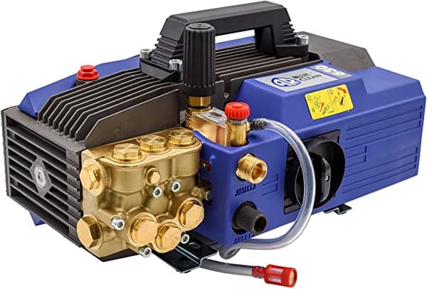 Ar Blue Clean Pro Ar630 - Lavadora A Presión Caliente 1900 Psi 2.1 Gpm 20 Amp. Sistema De Succión De Detergente Motor De Inducción Manómetro Y Descargador Temperatura Máxima De 179.6 °F/180 ℉ Manguera Trenzada De 25 Pies Mango Integrado. 65 Libras AR630-HOT