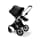 Bugaboo Lynx - Cochecito liviano de tamaño completo todo terreno con empuje sin esfuerzo y dirección con una mano - Compatible con asiento Bugaboo Turtle One by Nuna - Alu/Negro ‎231350ZW02